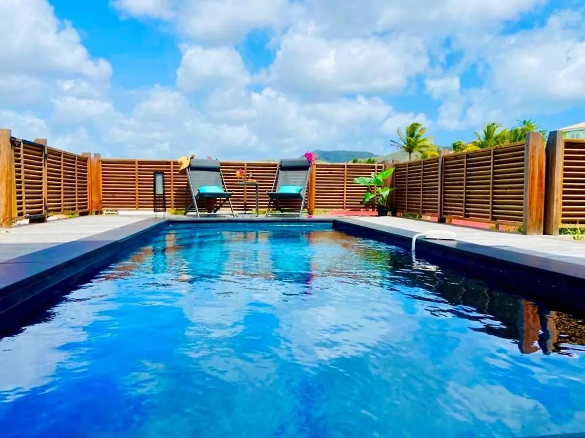 Villa Passion Cannelle De Standing Avec Sa Piscine Vue Mer Les Trois-Ilets Martinique