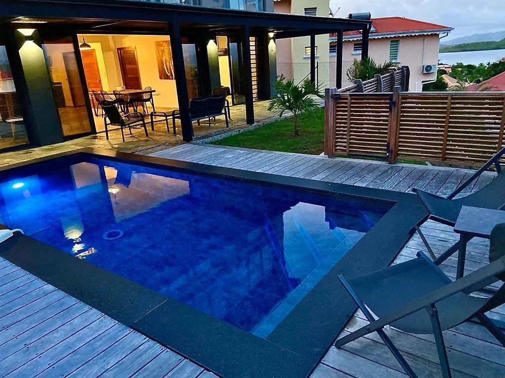 Villa Passion Cannelle De Standing Avec Sa Piscine Vue Mer Les Trois-Ilets Martinique
